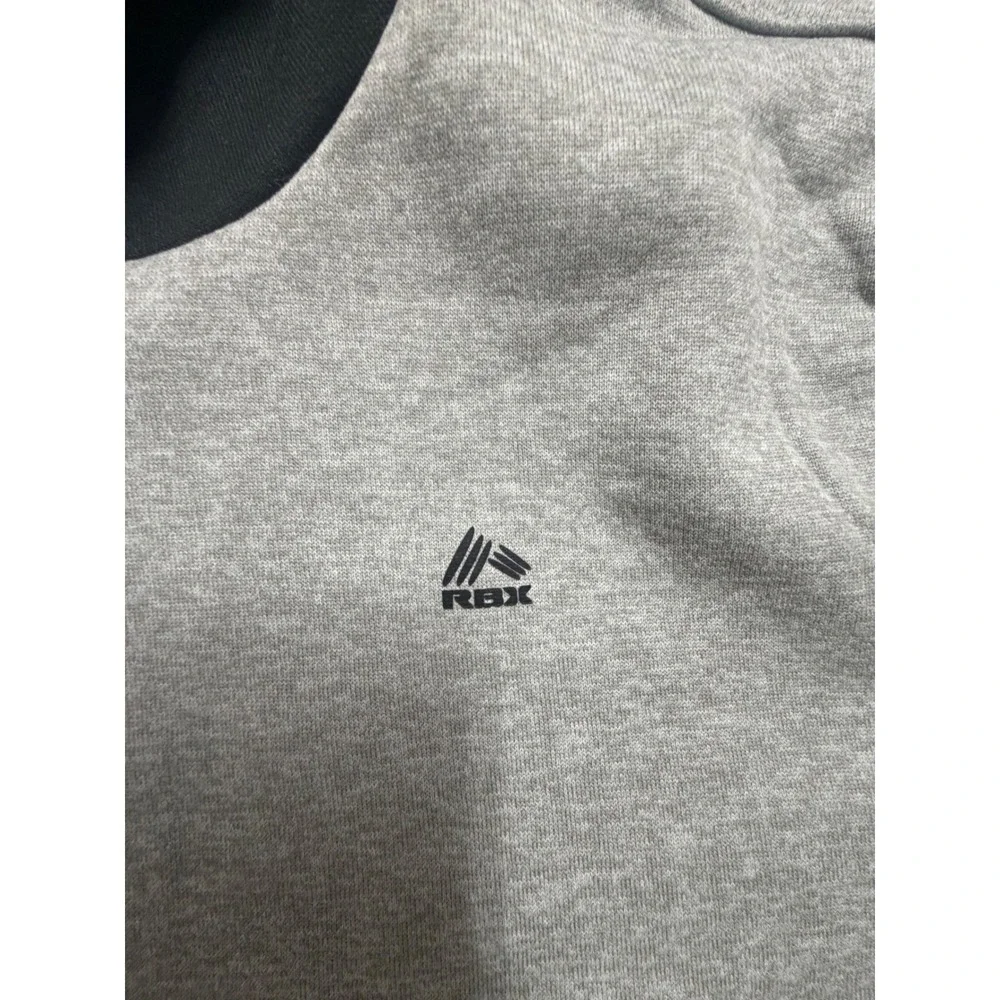 RBX Boys 2 Piece Activewear Set Grey Black Hoodie‎ and Joggers Tracksuit Size 10